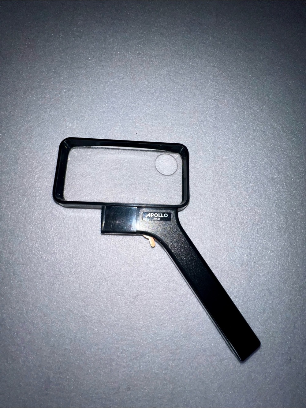 Apollo Black Handheld Magnifier with Trigger Light